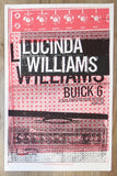 2008 Lucinda Williams - Bend Silkscreen Concert Poster by Print Mafia