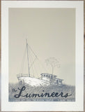 2012 The Lumineers - Chicago I Silkscreen Concert Poster by Justin Santora