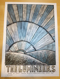 2013 The Lumineers - Cary Silkscreen Concert Poster by Grzeca