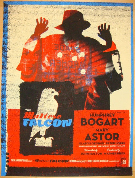 2009 "The Maltese Falcon" - Movie Poster by The Silent Giants