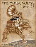 2005 The Mars Volta - Santa Barbara Concert Poster by Emek