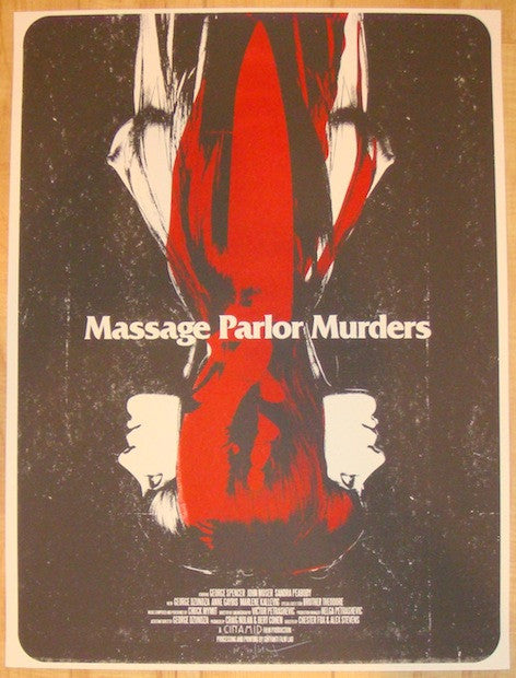 2013 "Massage Parlor Murders" - Movie Poster by Jay Shaw