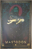 2019 Mastodon - Los Angeles Silkscreen Concert Poster by Richey Beckett
