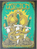 2021 Mastodon - Albany Silkscreen Concert Poster by Jimbob Isaac