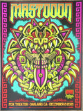 2021 Mastodon - Oakland Silkscreen Concert Poster by Jesse Hernandez
