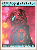 2022 Mastodon - Detroit Silkscreen Concert Poster by Alan Forbes