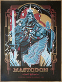 2022 Mastodon - Dortmund Silkscreen Concert Poster by Scott Buoncristiano