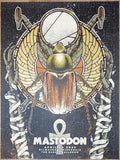 2022 Mastodon - Milwaukee Silkscreen Concert Poster by Dan Dippel