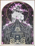 2022 Mastodon - Philadelphia Silkscreen Concert Poster by Paul Romano