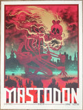 2022 Mastodon - Reno Silkscreen Concert Poster by Nikita Kaun