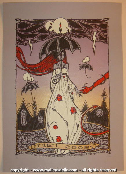 2008 MEI - Silkscreen Event Poster by Malleus