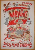 2004 The Melvins - San Diego Concert Poster by Guy Burwell