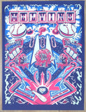 2016 The Melvins - Indianapolis Silkscreen Concert Poster by Zombie Yeti