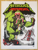 2017 Metallica - San Francisco Silkscreen Concert Poster by Ames