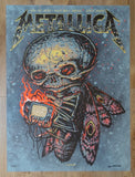 2018 Metallica - Boise AE Silkscreen Concert Poster by Munk One