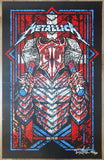 2018 Metallica - Herning Silkscreen Concert Poster by Brad Klausen