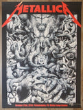 2018 Metallica - Philadelphia Silkscreen Concert Poster by Jonathan Wayshak