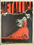 2022 Metallica - Belo Horizonte Silkscreen Concert Poster by Godmachine