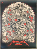 2022 Metallica - Buenos Aires Silkscreen Concert Poster by Ken Taylor