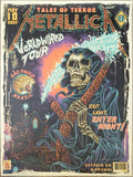2022 Metallica - São Paulo Silkscreen Concert Poster by Luke Martin