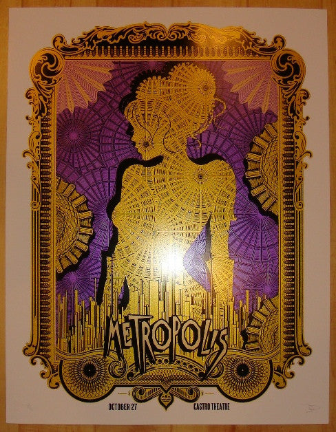 2011 "Metropolis" - Variant Movie Poster by David O'Daniel