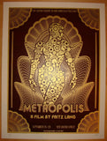 2010 "Metropolis" - Red Movie Poster by David O'Daniel