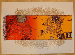 2010 Miodi Festival - Milan Silkscreen Concert Poster by Malleus