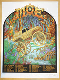 2014 Moe - Summer Tour Silkscreen Concert Poster by Emek