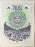 2015 Moe. - Summer Tour Silkscreen Concert Poster by Marq Spusta