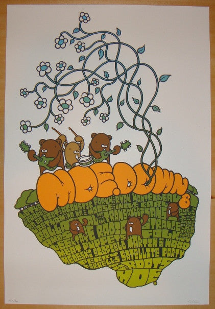 2007 Moe. Down 8 - Silkscreen Festival Poster by Mike Budai