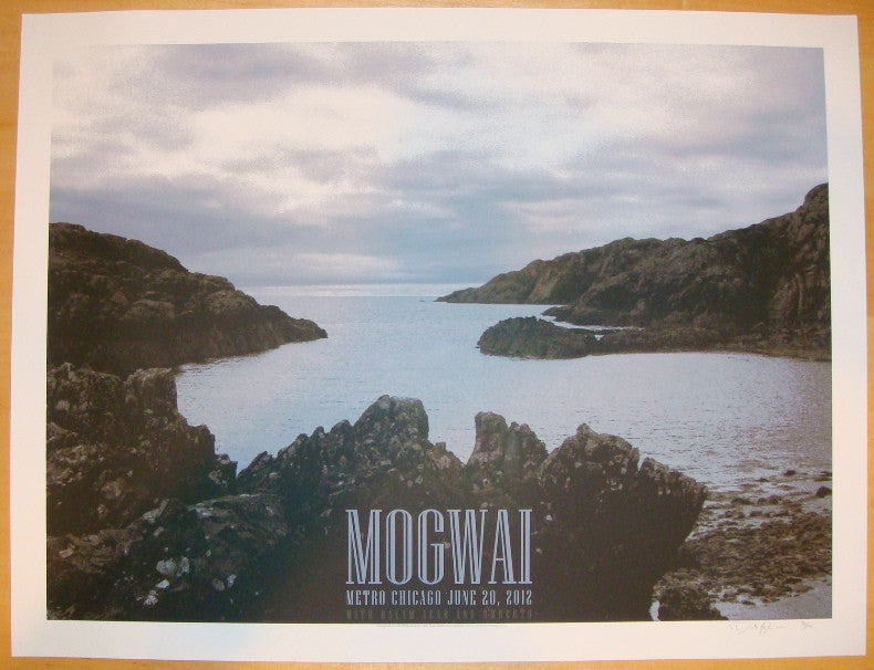 2012 Mogwai - Chicago Silkscreen Concert Poster by Crosshair