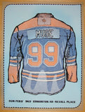 2013 Muse - Edmonton Silkscreen Concert Poster by Fugscreens