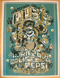2013 Muse - Montreal III Concert Poster by Guy Burwell