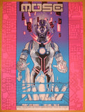 2013 Muse - Tulsa Silkscreen Concert Poster by Tim Doyle