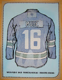 2013 Muse - Vancouver Silkscreen Concert Poster by Fugscreens