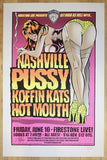 2011 Nashville Pussy - Orlando Silkscreen Concert Poster by Stainboy