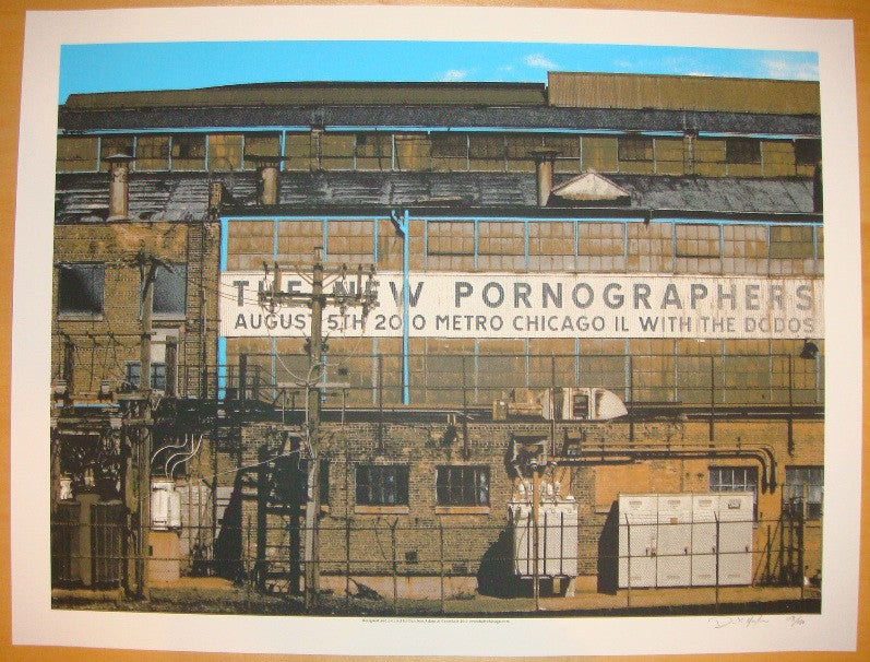 2010 The New Pornographers - Chicago Silkscreen Concert Poster by Crosshair