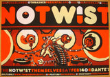 2004 The Notwist - Silkscreen Concert Poster by Guy Burwell