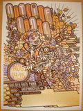 2010 Outside Lands Festival - Concert Poster by Guy Burwell