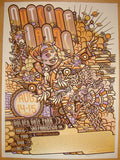 2010 Outside Lands Festival - Concert Poster by Guy Burwell