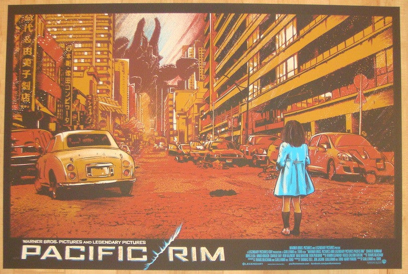 2013 "Pacific Rim" - Variant Movie Poster by James Fosdike