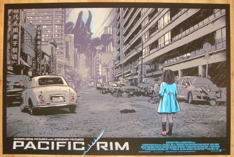 2013 "Pacific Rim" - Silkscreen Movie Poster by James Fosdike