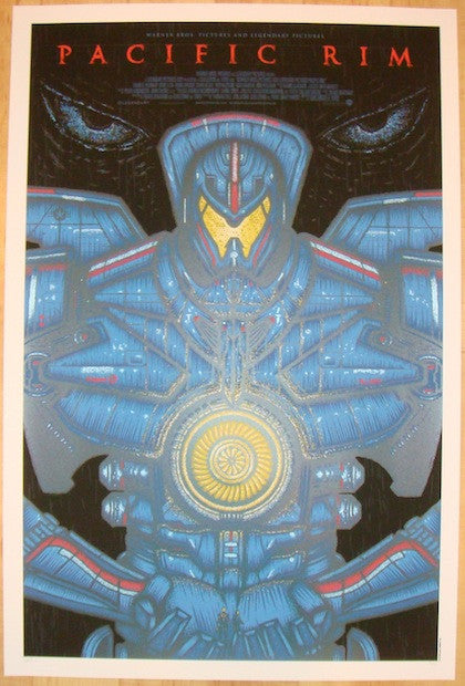 2013 "Pacific Rim" - Silkscreen Movie Poster by Todd Slater