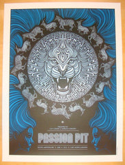 2013 Passion Pit - Cary Silkscreen Concert Poster by Todd Slater