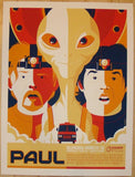 2011 "Paul" - Silkscreen Movie Poster by Tom Whalen