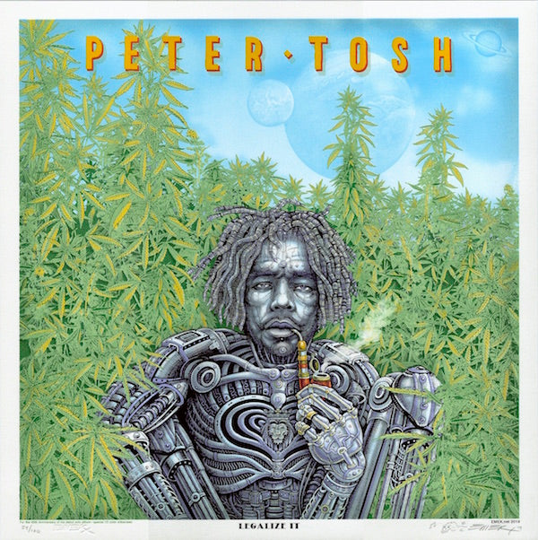 2020 Peter Tosh - Legalize It 45th Anniversary Silkscreen Poster by Emek