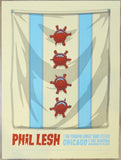 2017 Phil Lesh - Chicago Silkscreen Concert Poster by Charles Crisler