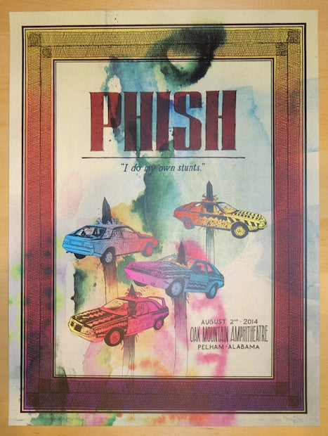 2014 Phish - Pelham Silkscreen Concert Poster by Gaughan/Landland