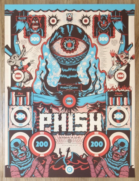 2016 Phish - Jacksonville Silkscreen Concert Poster by Ryan Besch