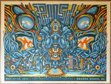 2022 Phish - Orange Beach Blue Silkscreen Concert Poster by Drew Millward